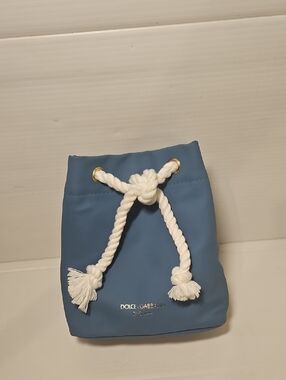 Dolce & Gabbana Light Blue Bucket Makeup Bag | Cosmetic Pouch Travel Organizer